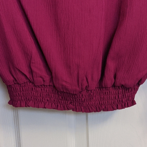 RW&Co Ruffle blouse top Sz XS - Picture 6 of 9